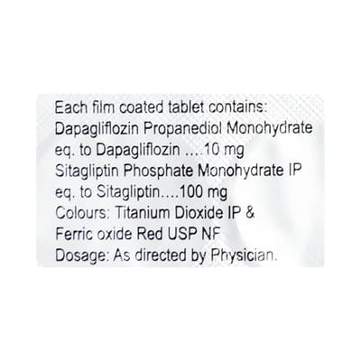 Sidacor 10/100mg Strip Of 10 Tablets