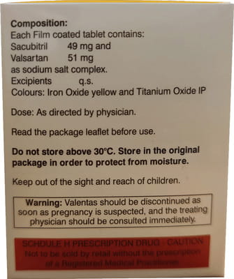 Valentas 100mg Strip Of 10 Tablets