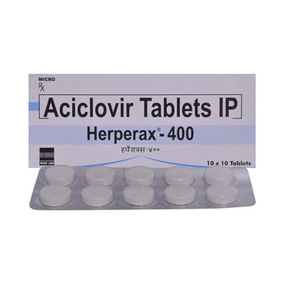 Herpak 400 Mg Tablet 10