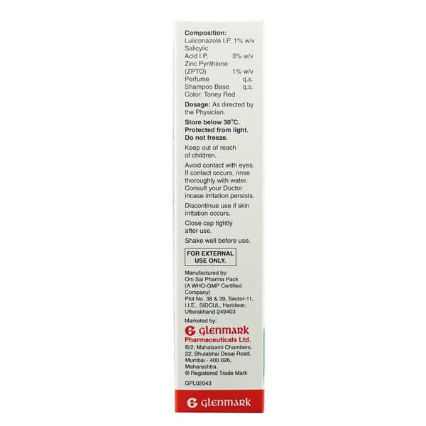 Lulican 1% Bottle Of 100Ml Shampoo