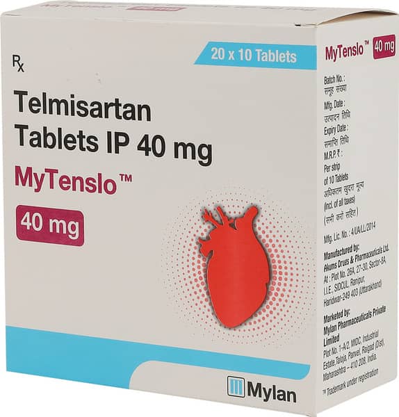 Mytenslo 40mg Strip Of 10 Tablets