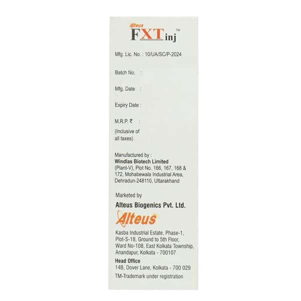 Fxt 500Mg Vial Of 10Ml Injection