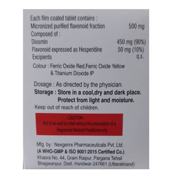 Venochek 500Mg Strip Of 7 Tablets