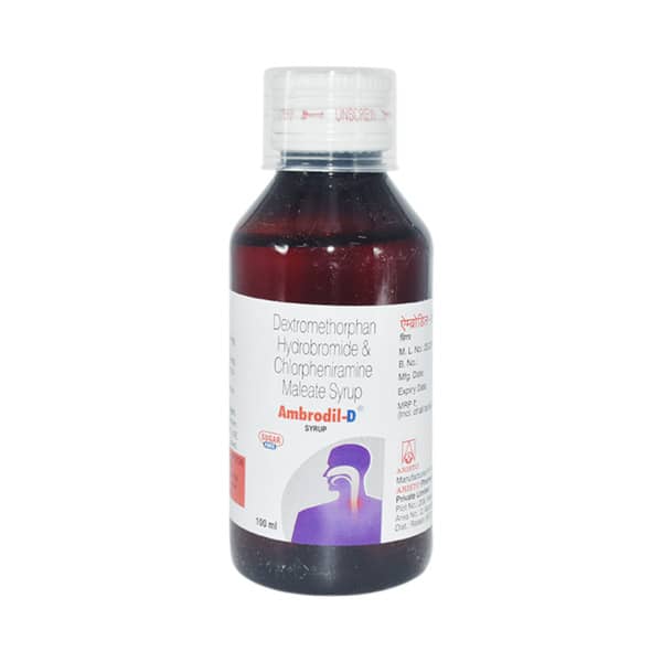 Ambrodil D Sugar Free Bottle Of 100ml Syrup