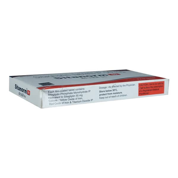 Sitanorm 50 Strip Of 15 Tablets