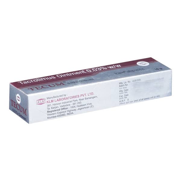 Tecum 0.03% Tube Of 20Gm Ointment
