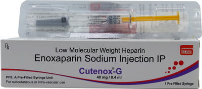 Cutenox G 40mg Pre Filled Syringe Of 0.4ml Injection