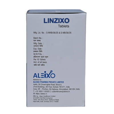 Linzixo 600mg Strip Of 10 Tablets