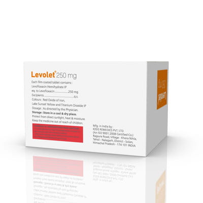 Levolet 250mg Strip Of 10 Tablets