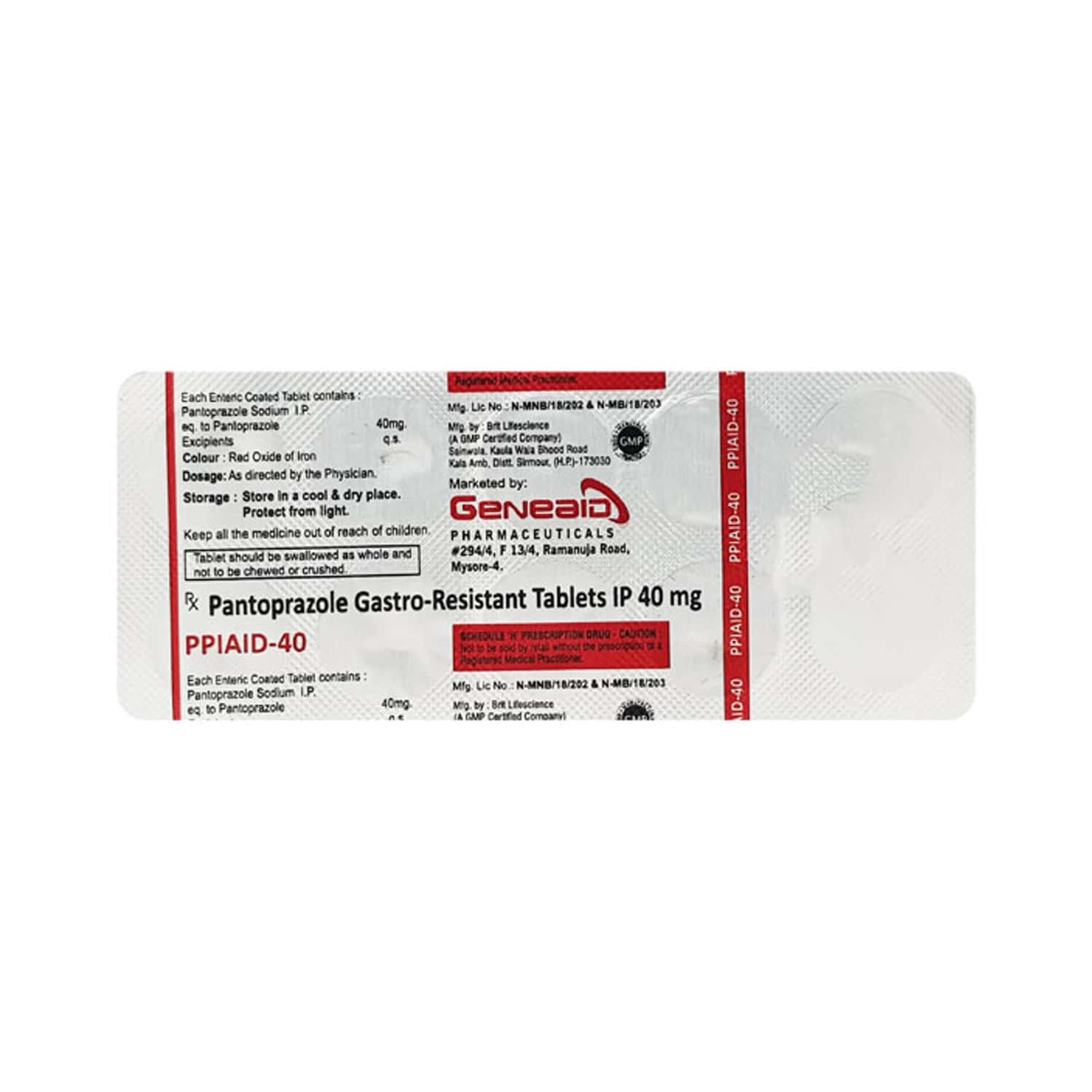 Ppiaid 40 MG Tablet (10): Uses, Side Effects, Price & Dosage | PharmEasy