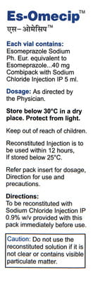 Es Omecip Dry Vial Of 1 Powder For Injection