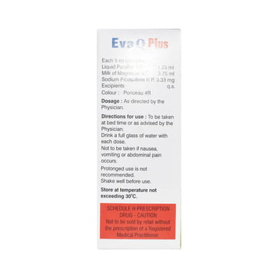 Eva Q Plus Strawberry Mint Flavour Sugar Free Bottle Of 150ml Emulsion
