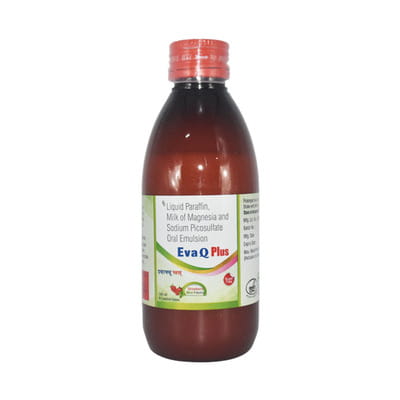 Eva Q Plus Strawberry Mint Flavour Sugar Free Bottle Of 150ml Emulsion