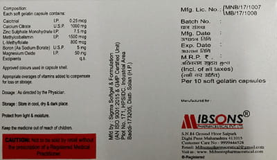 Mibcal Strip Of 10 Capsules
