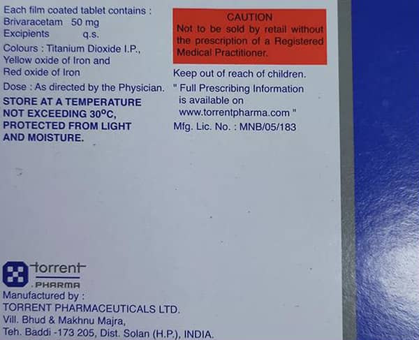 Britzilam 50mg Tablet