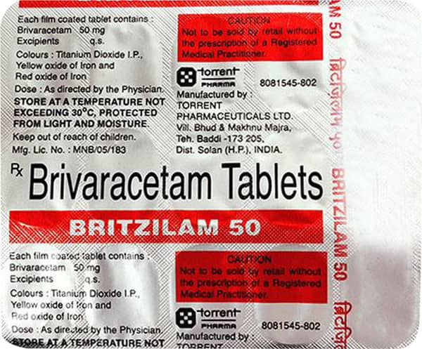 Britzilam 50mg Tablet
