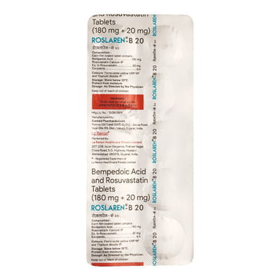 Roslaren B 20mg Strip Of 10 Tablets