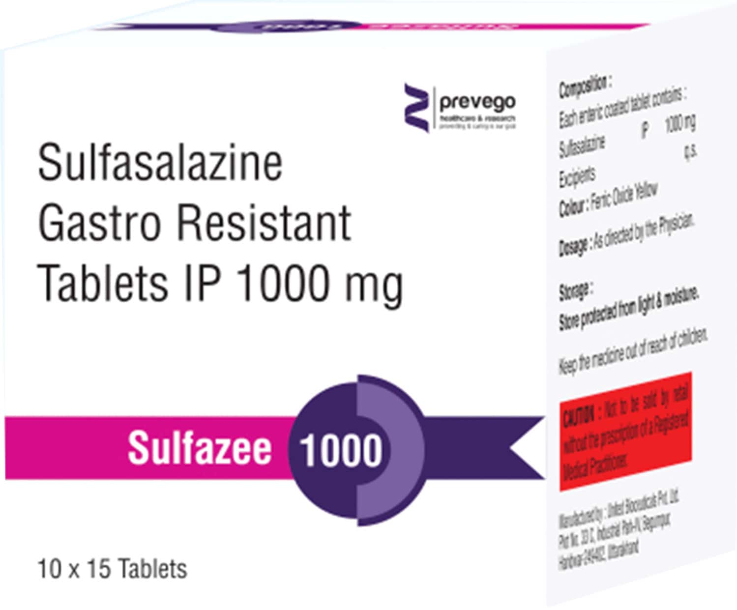 sulfazee 1000mg tablets