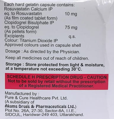 Advastat Cv 10mg Strip Of 10 Capsules