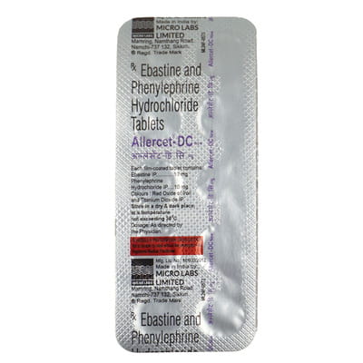 Allercet Dc New Strip Of 10 Tablets