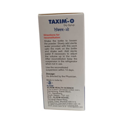 Taxim O Juicy Orange And Lemon Flavour Bottle Of 60ml Dry Syrup