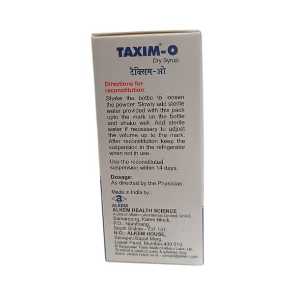 Taxim O Juicy Orange And Lemon Flavour Bottle Of 60ml Dry Syrup