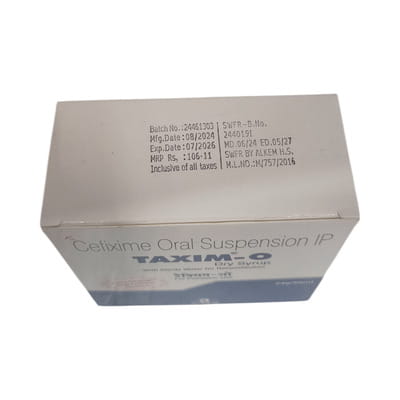 Taxim O Juicy Orange And Lemon Flavour Bottle Of 60ml Dry Syrup