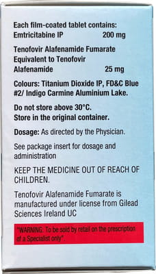 Taficita 25mg Bottle Of 30 Tablets