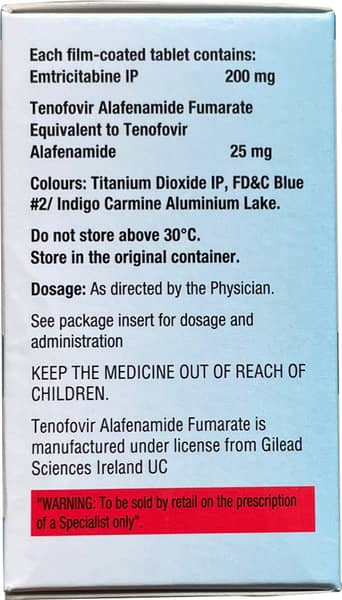 Taficita 25mg Bottle Of 30 Tablets