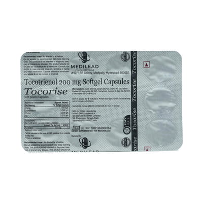 Tocorose Strip Of 10 Softgel Capsules