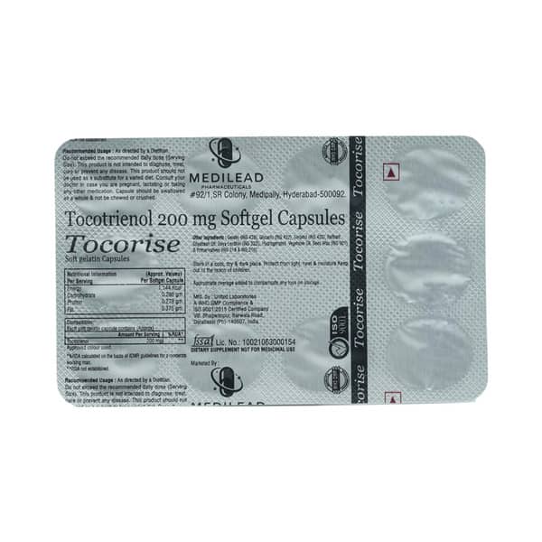 Tocorose Strip Of 10 Softgel Capsules