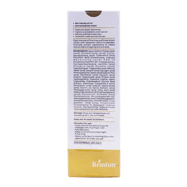 Brinton D'Experts Under Eye Gel 15 Gm