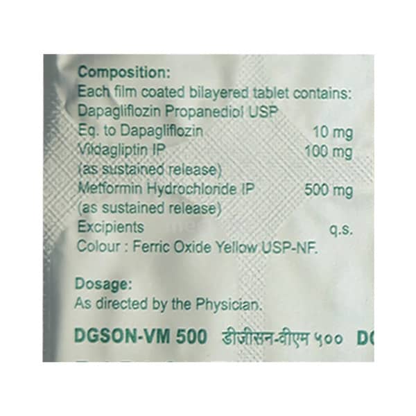 Dgson Vm 500mg Strip Of 10 Tablets