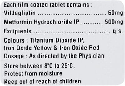 Minglip M 500/50mg Strip Of 15 Tablets