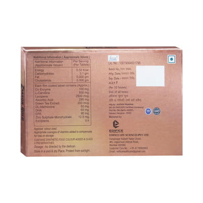 Zakson Gold Strip Of 10 Tablets
