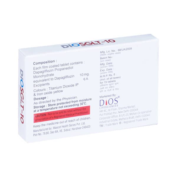 Diosglt 10Mg Strip Of 15 Tablets