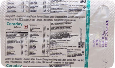 Ceraday Strip Of 10 Capsules