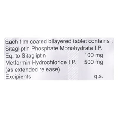 Sitaxa M Xr 100/500mg Strip Of 10 Tablets