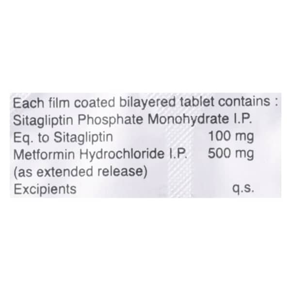Sitaxa M Xr 100/500mg Strip Of 10 Tablets