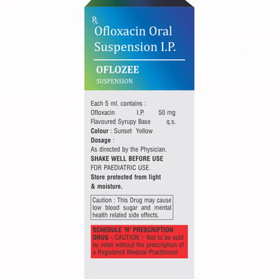 Oflozee 50mg Bottle Of 30ml Suspension