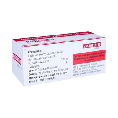 Vastofer 10mg Strip Of 10 Tablets