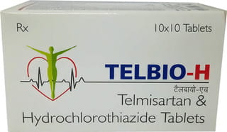 Telbio H 40/12.5Mg Strip Of 10 Tablets