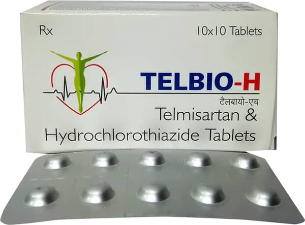 Telbio H 40/12.5Mg Strip Of 10 Tablets