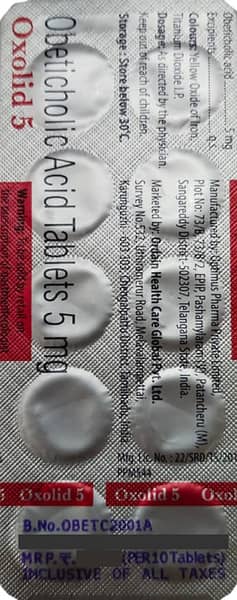 Oxolid 5Mg Strip Of 10 Tablets