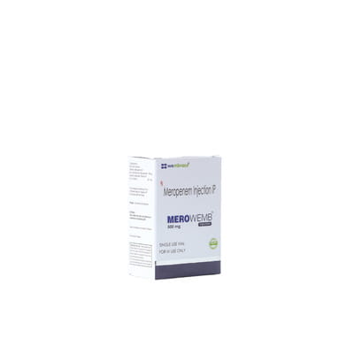 Merowemb 500mg Dry Vial Of 1 Powder For Injection