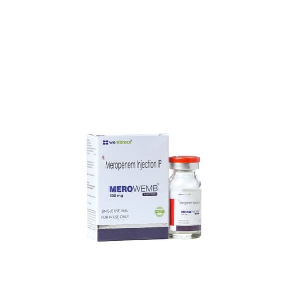 Merowemb 500mg Dry Vial Of 1 Powder For Injection
