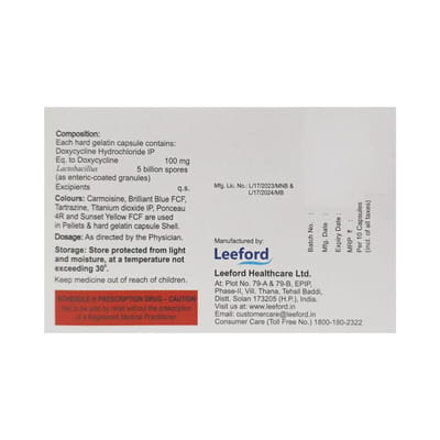 Doxynec 100mg Strip Of 10 Capsules