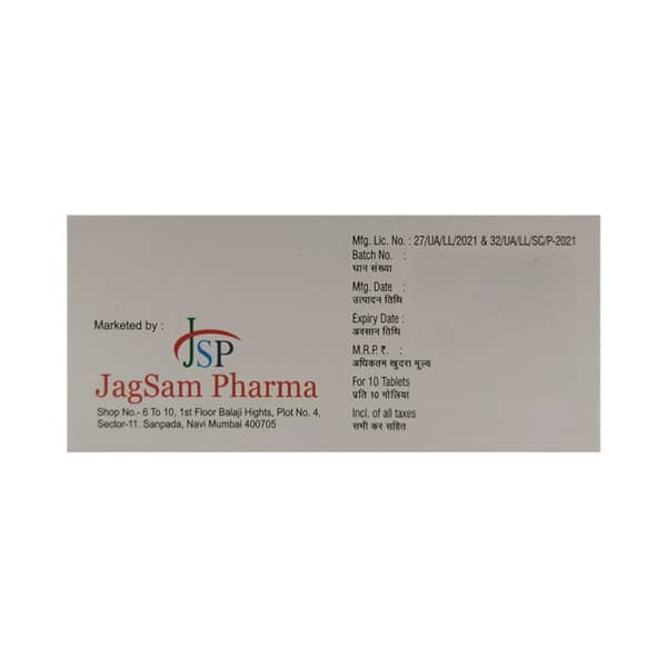 Cilsam T 10/40mg Strip Of 10 Tablets