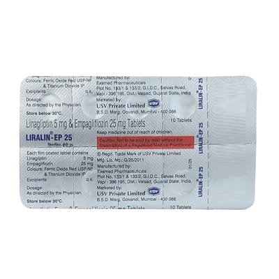 Liralin Ep 25mg Strip Of 10 Tablets