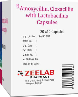 Amoxible Cx 500mg Lb Strip Of 10 Capsules